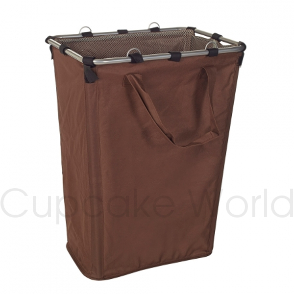 LARGE BROWN LAUNDRY HAMPER COLLAPSIBLE FOLDABLE TOY BASKET LARGE BROWN LAUNDRY HAMPER COLLAPSIBLE FOLDABLE TOY BASKET